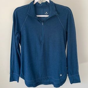 Apana long sleeve qtr zip sport top
